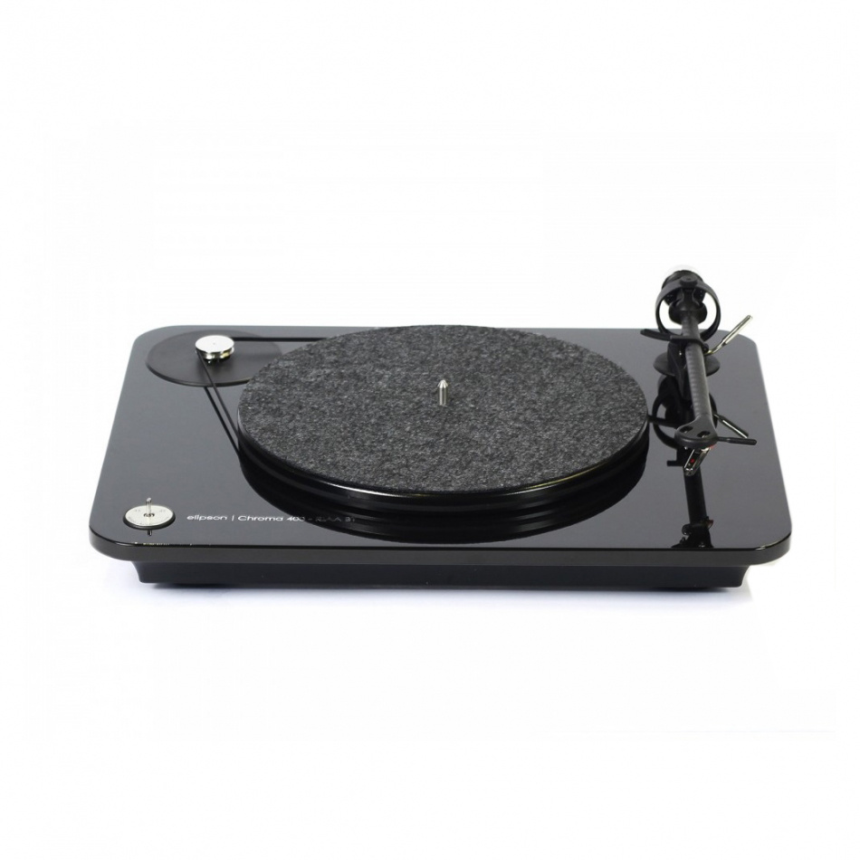 Elipson Chroma 400 vinylspelare med RIAA-steg & Bluetooth, pianosvart