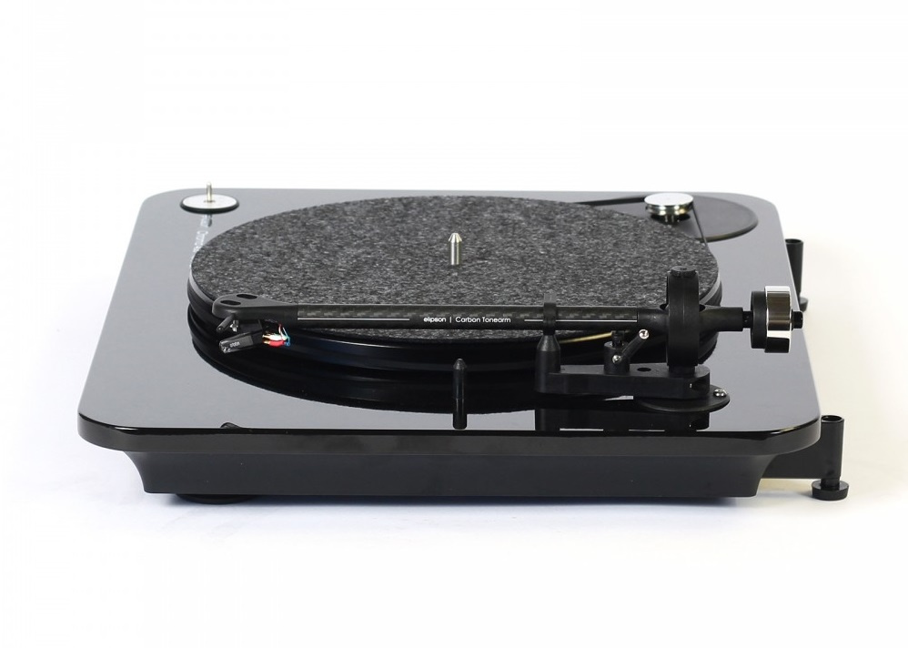 Elipson Chroma 400 vinylspelare med RIAA-steg & Bluetooth, pianosvart