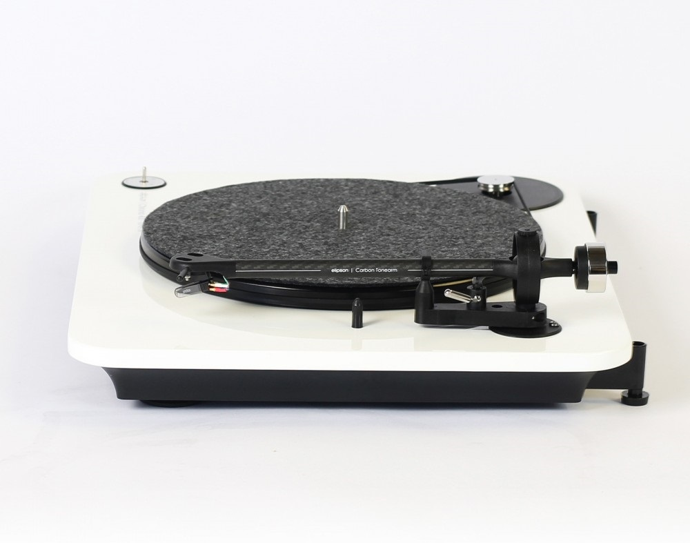 Elipson Chroma 400 vinylspelare med RIAA-steg & Bluetooth, pianovit