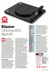 Elipson Chroma 400 vinylspelare med RIAA-steg & Bluetooth, pianovit