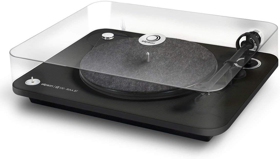 Elipson Alpha 100 skivspelare med RIAA & Bluetooth, svart