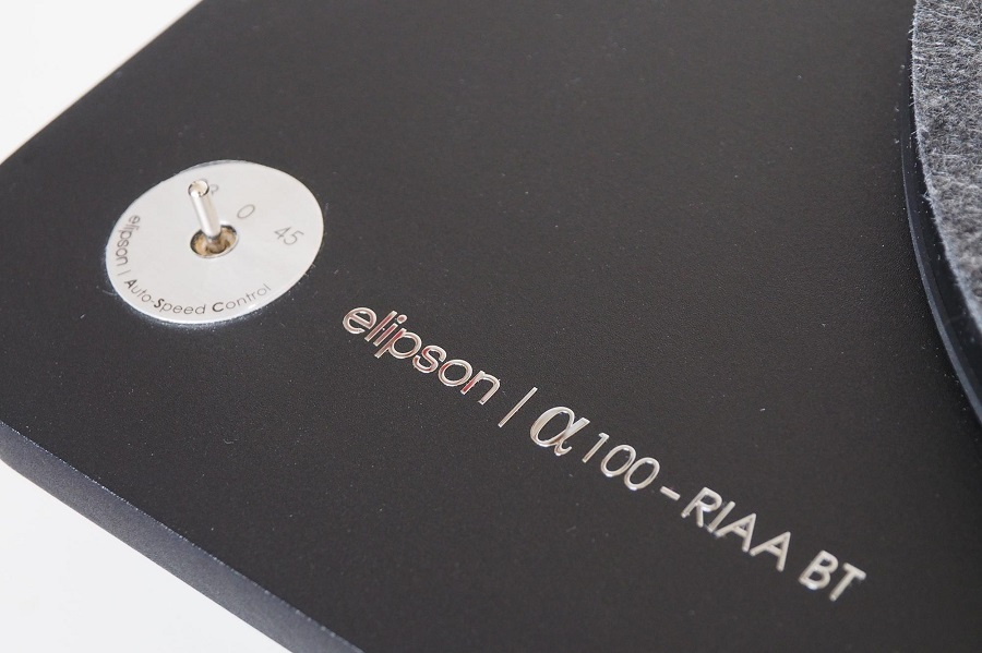 Elipson Alpha 100 skivspelare med RIAA & Bluetooth, svart