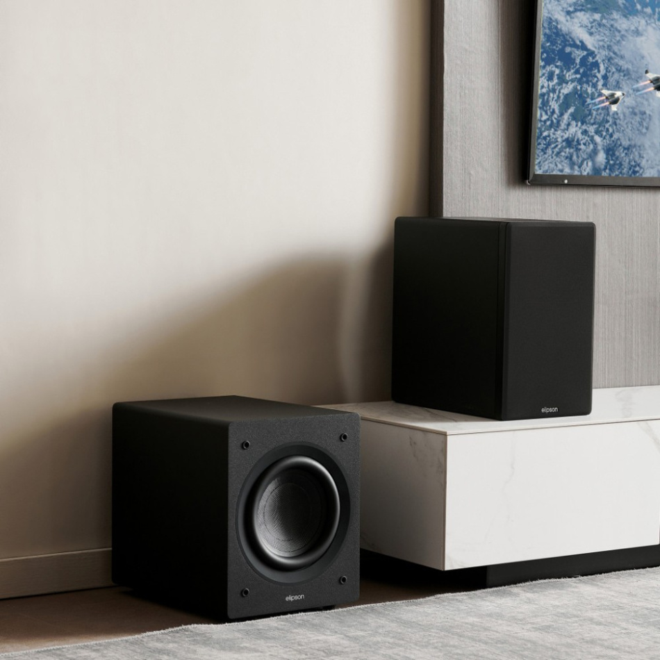 Elipson Classic Sub 10 aktiv subwoofer, svart