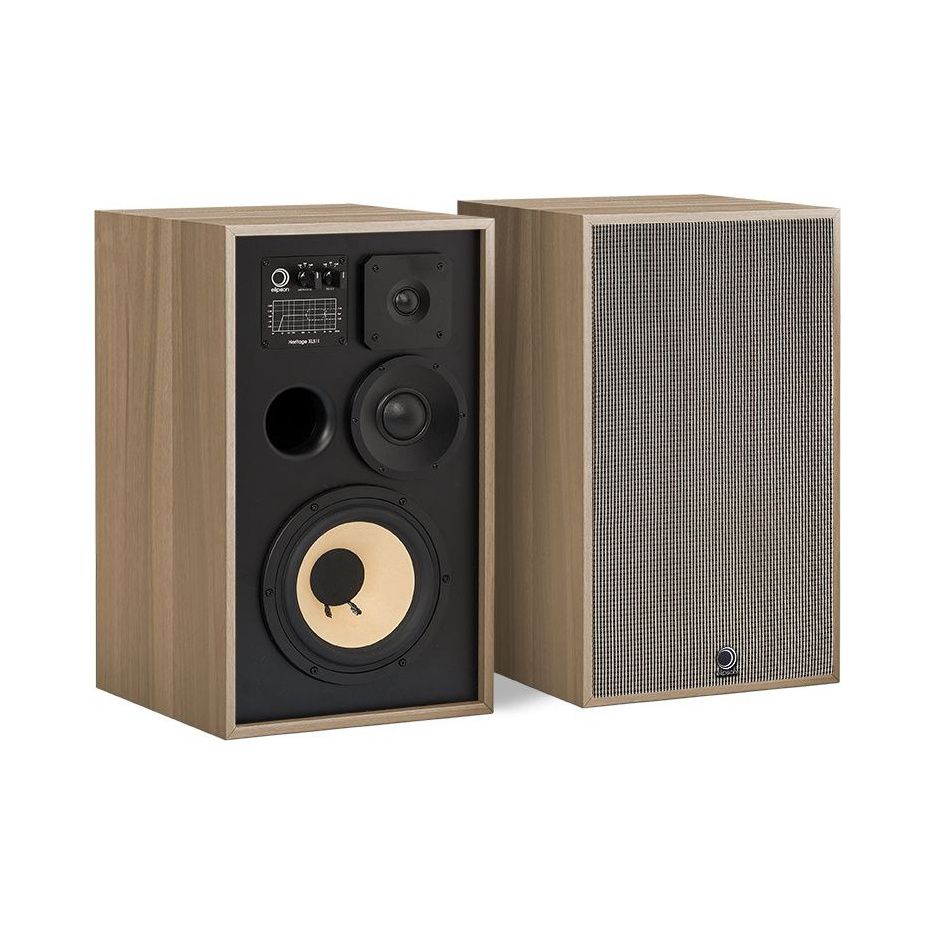 Elipson Heritage XLS11 Vintage-inspirerade stativhögtalare par, ljus ek