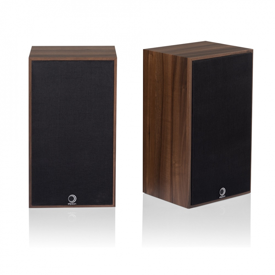Elipson Heritage XLS11 Vintage-inspirerade stativhögtalare par, valnöt