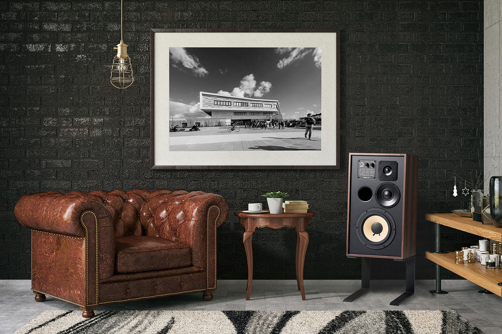 Elipson Heritage XLS11 Vintage-inspirerade stativhögtalare par, valnöt