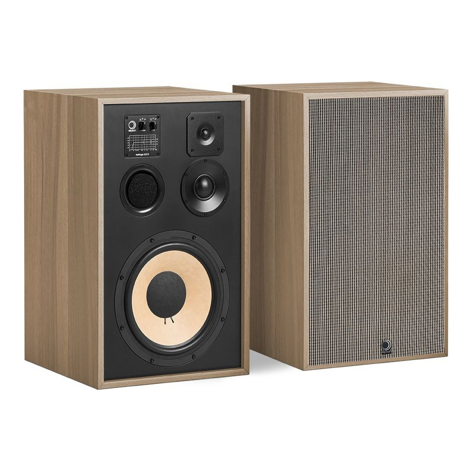 Elipson Heritage XLS15, Vintage-inspirerade golvhögtalare par ljus ek