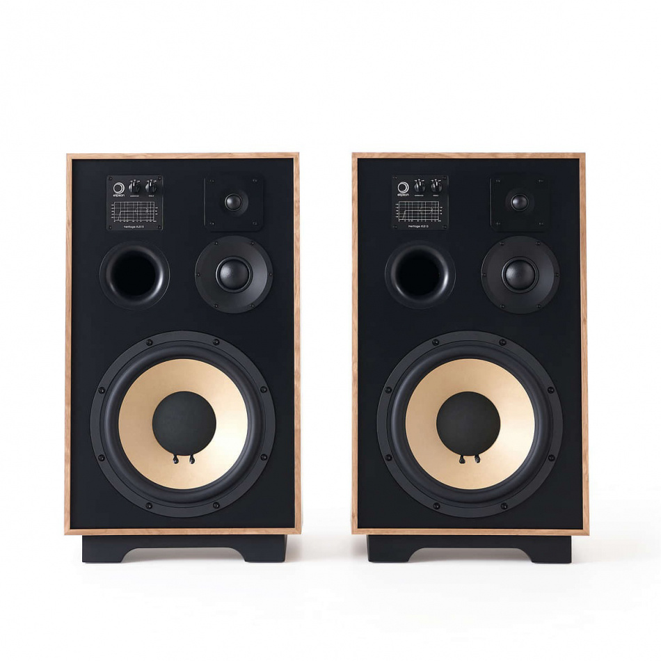 Elipson Heritage XLS15, Vintage-inspirerade golvhögtalare par ljus ek