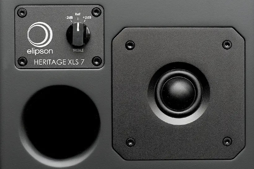 Elipson Heritage XLS7 Vintage-inspirerade stativhögtalare par, ljus ek