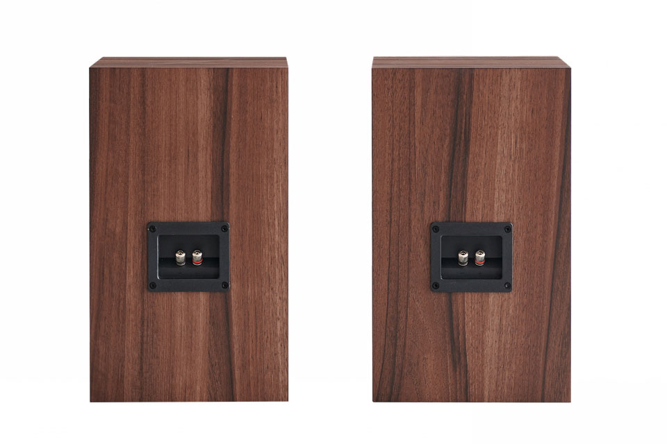 Elipson Heritage XLS7 Vintage-inspirerade stativhögtalare par, valnöt