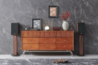 Elipson Heritage XLS7 Vintage-inspirerade stativhögtalare par, valnöt Elipson Heritage XLS7 Vintage-inspirerade stativhögtalare par, valnöt