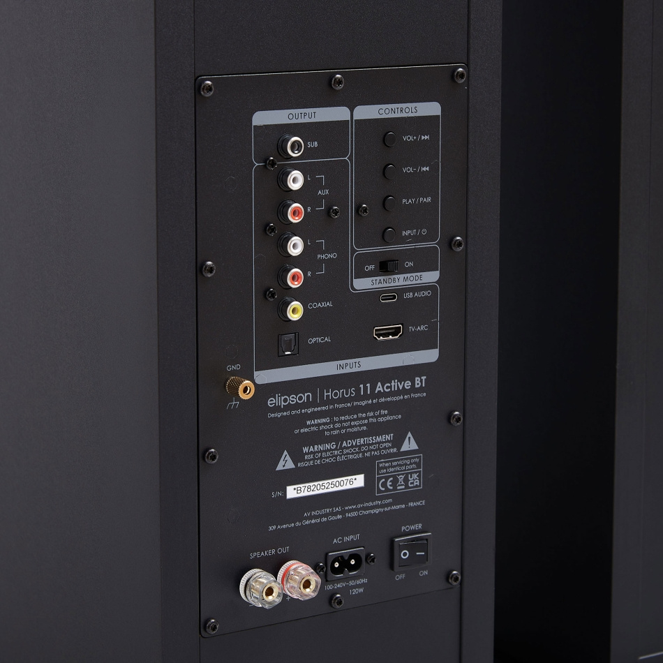 Elipson Horus 11F BT HDMI Black/Carbon, par