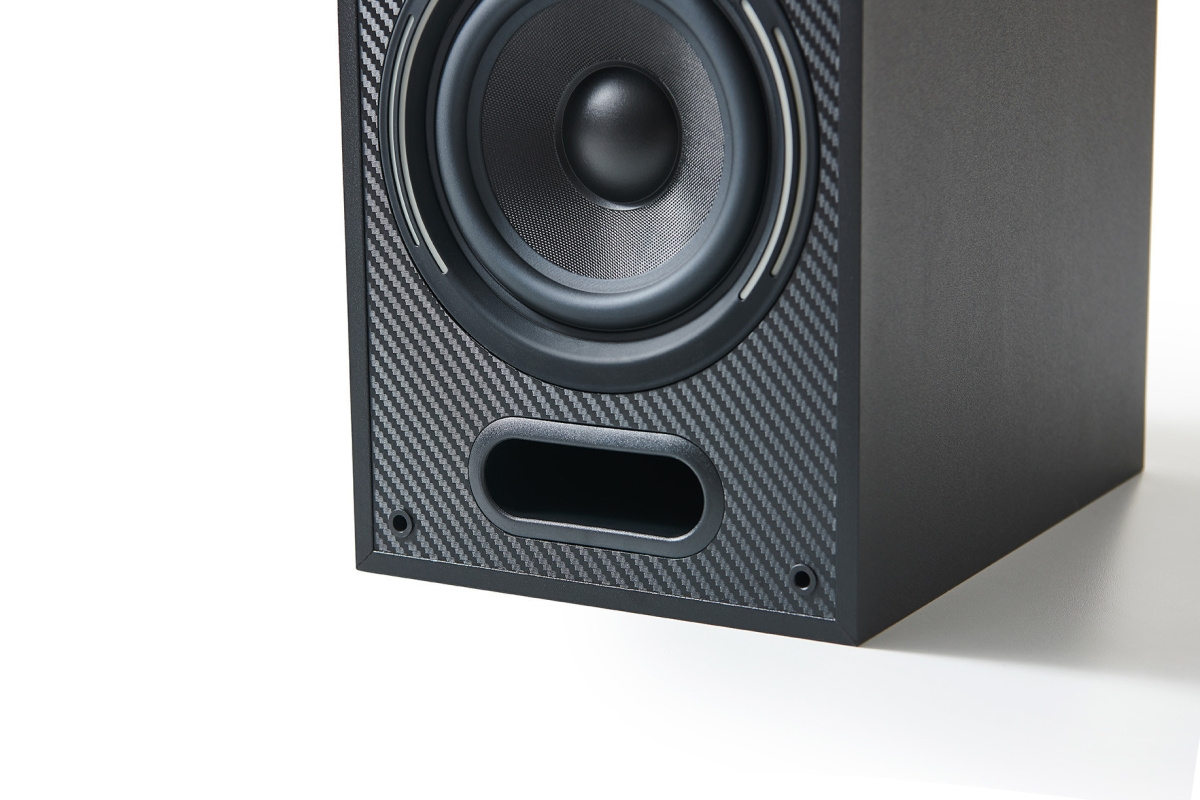 Elipson Horus 6B stativhögtalare Black/Carbon, par