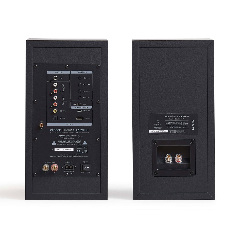 Elipson Horus 6 Active BT Black/Carbon, par