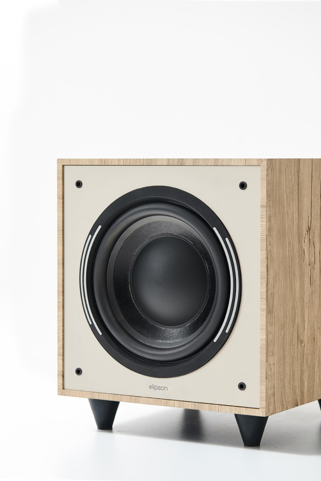 Elipson Horus 8S Light Wood/Beige, aktiv subwoofer