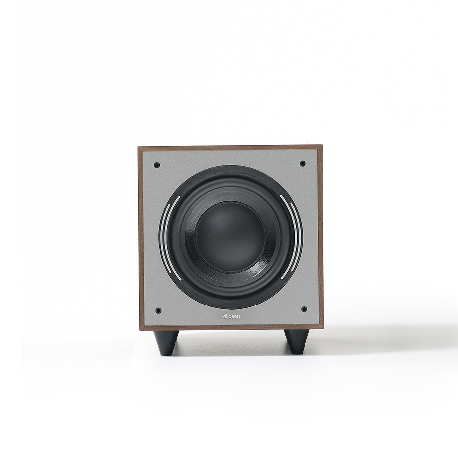 Elipson Horus 8S Walnut/Dark Grey, aktiv subwoofer