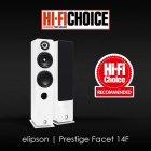 Elipson Prestige Facet 14F golvhögtalare, svart par Elipson Prestige Facet 14F golvhögtalare, svart par
