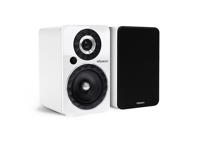 Elipson Prestige Facet 6B BT aktiva högtalare med Bluetooth & DAC, vitt par