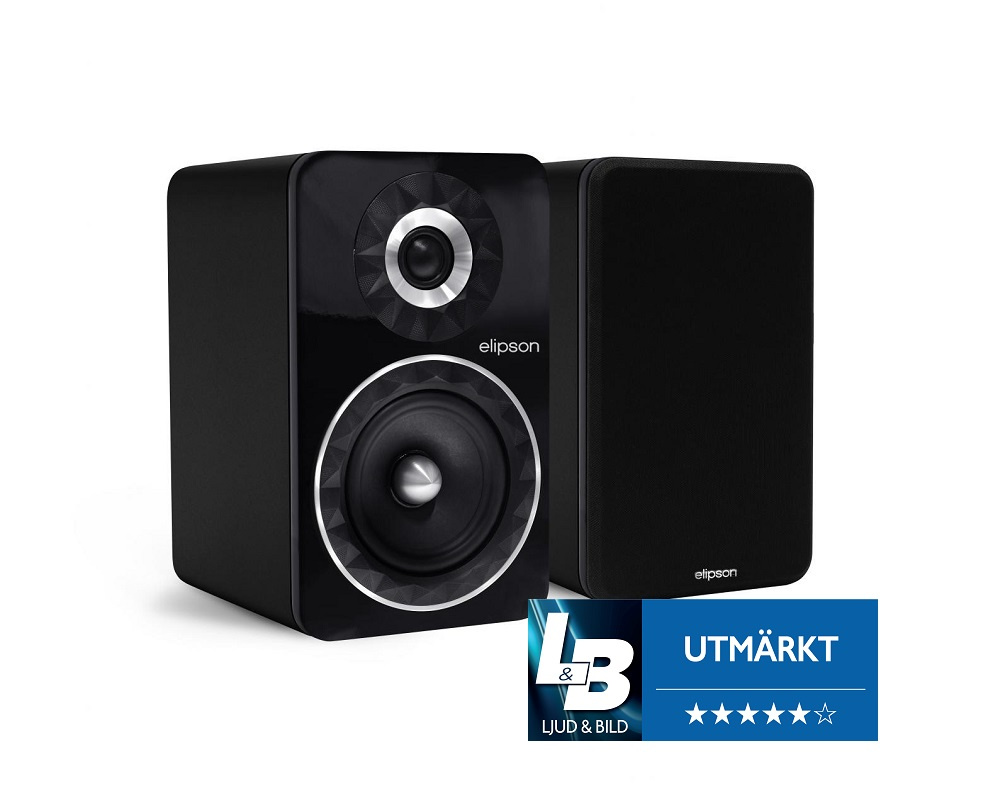 Elipson Prestige Facet 6B stativhögtalare, svart par
