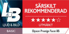 Elipson Prestige Facet 8B stativhögtalare, svart par Elipson Prestige Facet 8B stativhögtalare, svart par