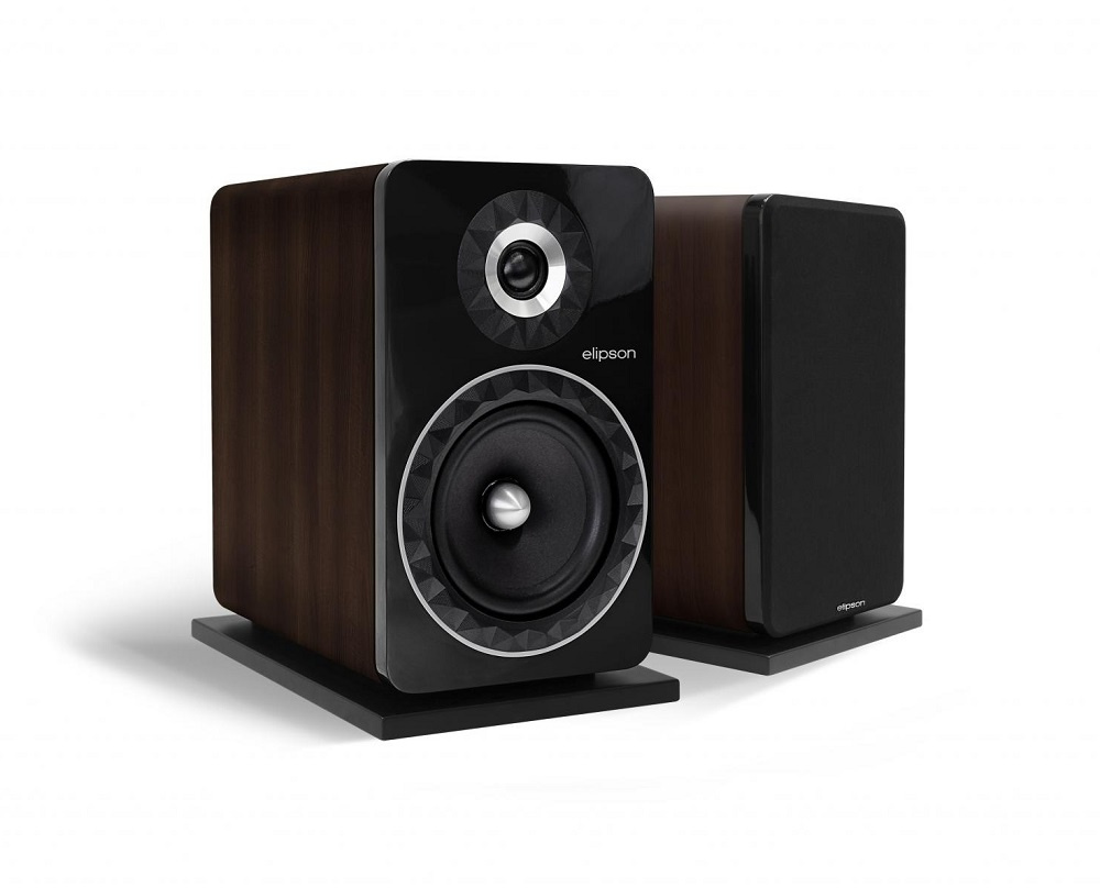 Elipson Prestige Facet 8B stativhögtalare, valnöt par