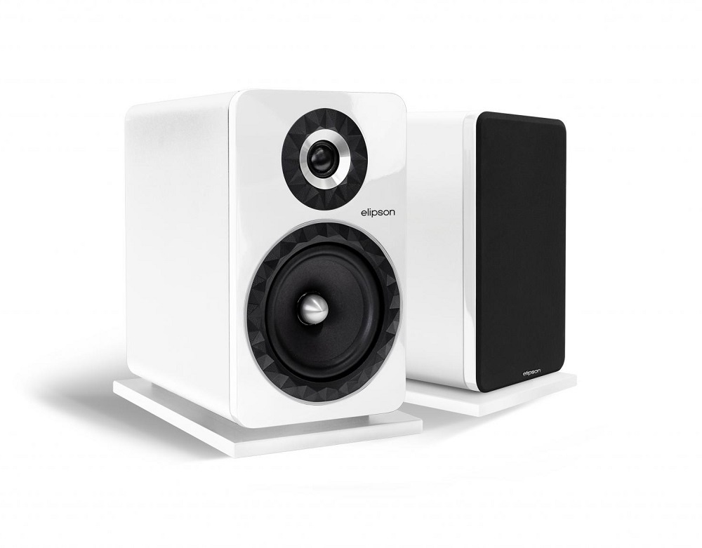 Elipson Prestige Facet 8B stativhögtalare, vitt par