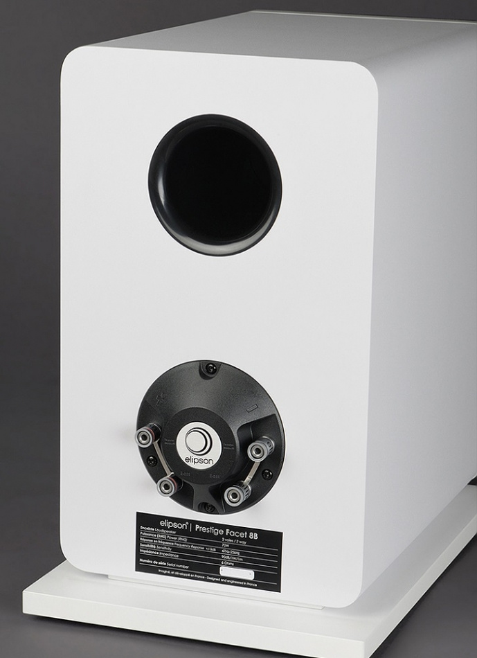 Elipson Prestige Facet 8B stativhögtalare, vitt par