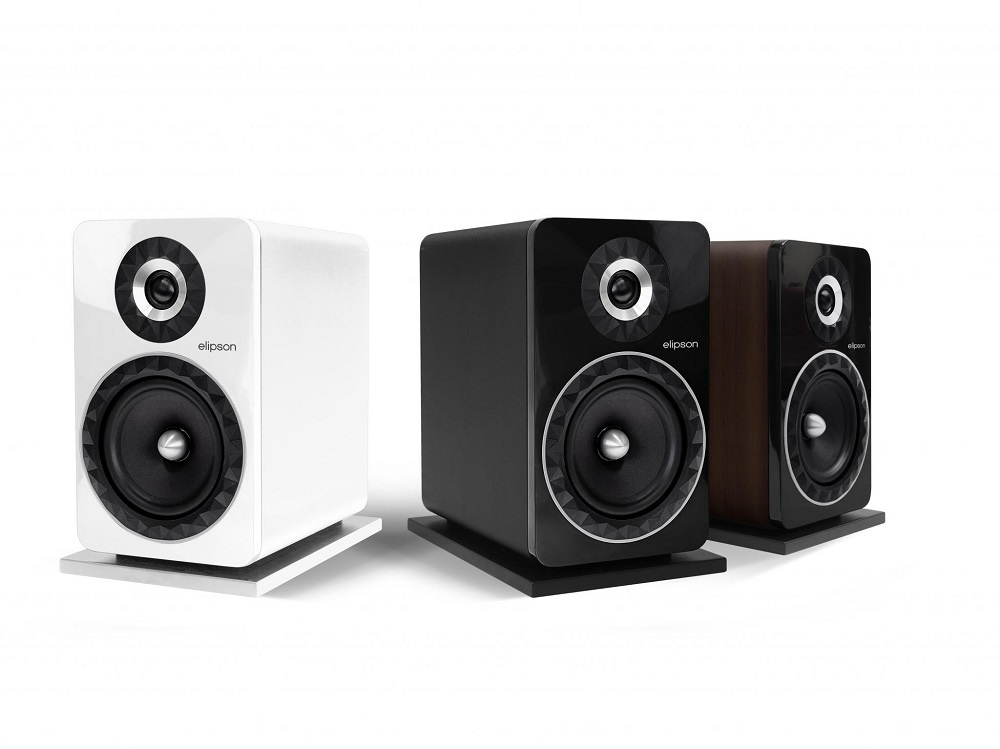 Elipson Prestige Facet 8B stativhögtalare, vitt par