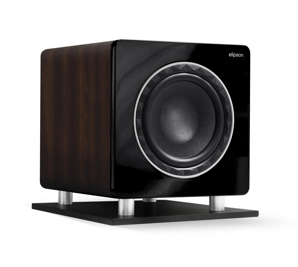 Elipson Prestige Facet Sub 10 aktiv subwoofer, valnöt