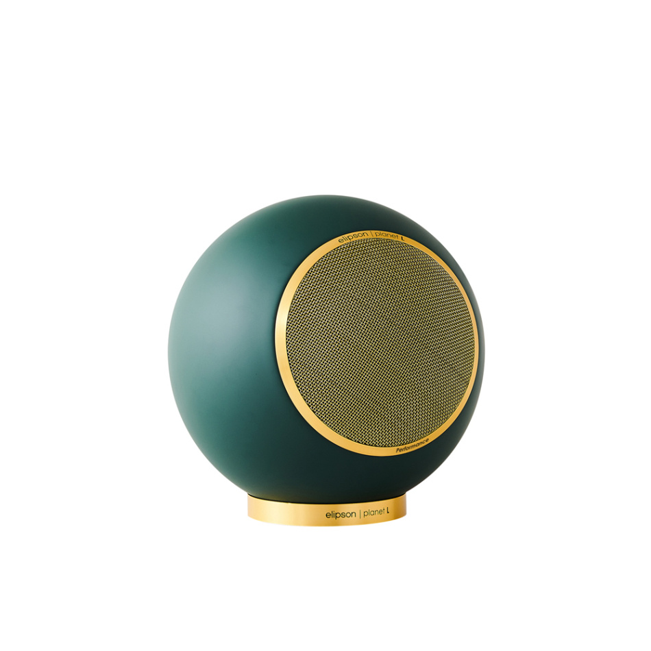Elipson Planet L Performance Gold Edition klothögtalare, mattlackad grön styck