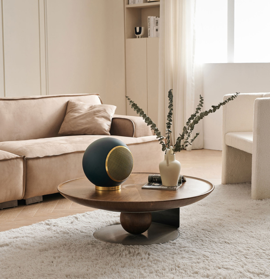 Elipson Planet L Performance Gold Edition klothögtalare, mattlackad grön styck