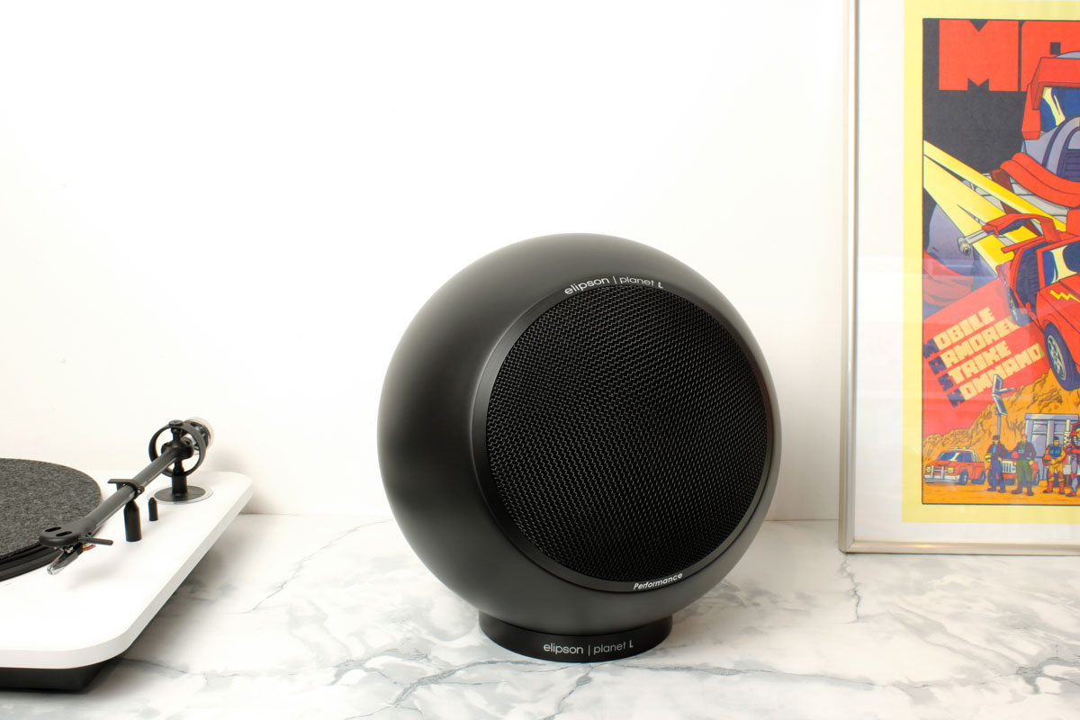 Elipson Planet L Performance klothögtalare, mattlackad svart styck