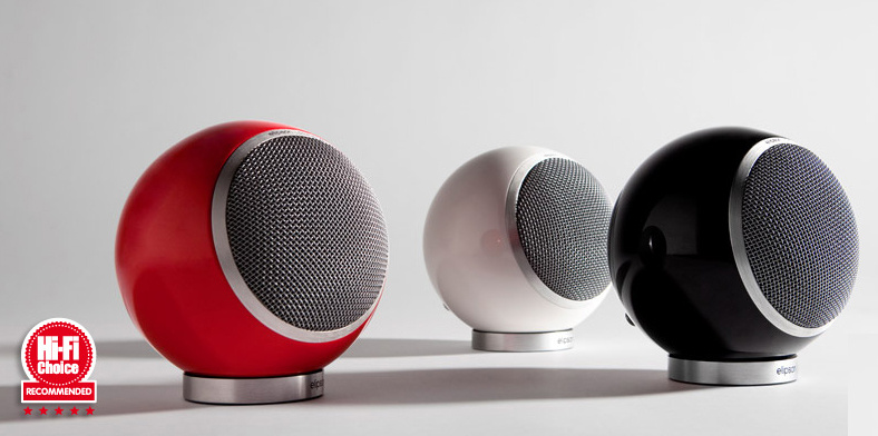 Elipson Planet M klothögtalare, pianosvart par