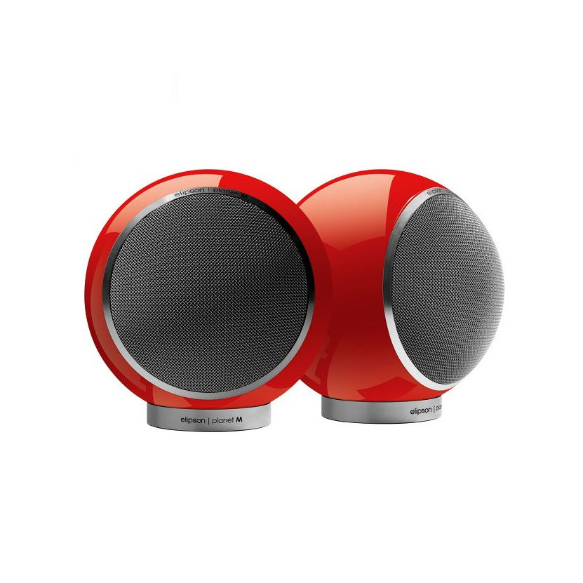 Elipson Planet M klothögtalare, pianorött par