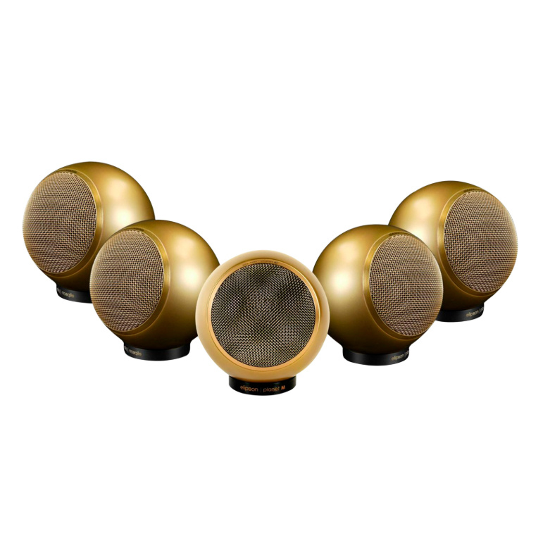 Elipson Planet M Högtalarpaket Hemmabio 5.0, Gold