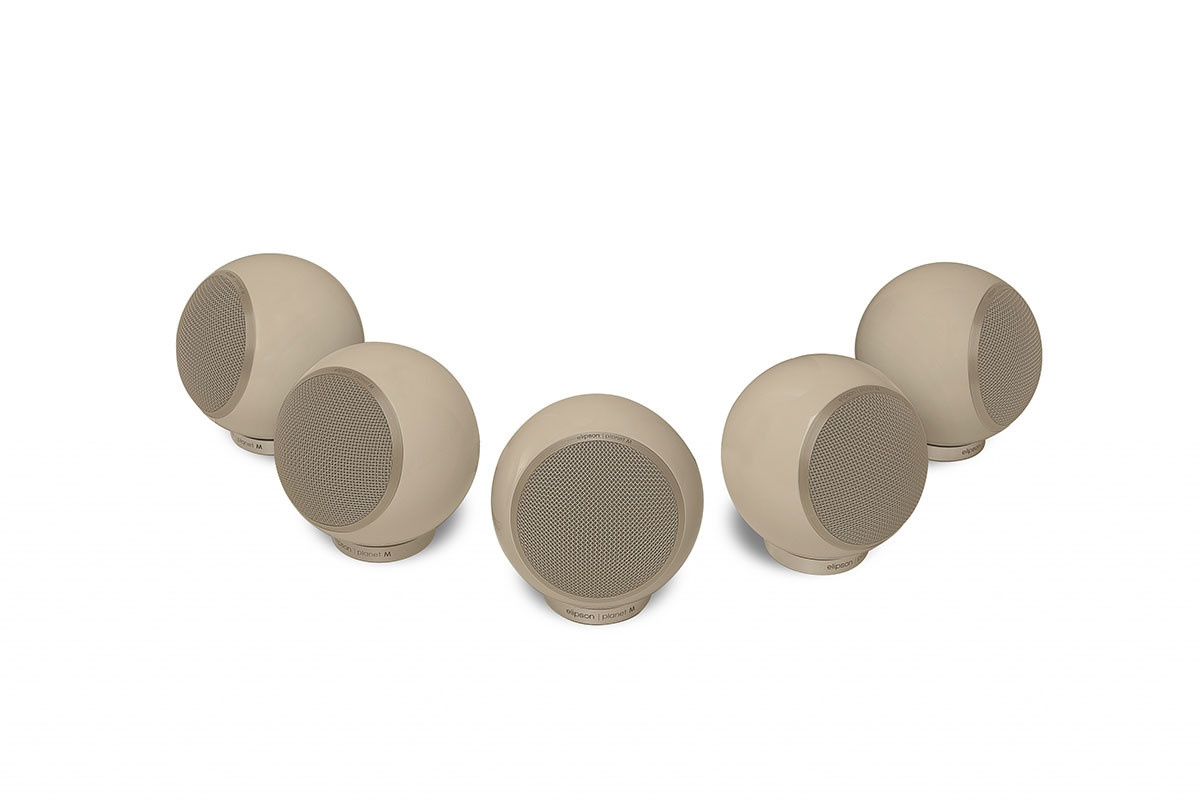 Elipson Planet M klothögtalare 5.0 set beige