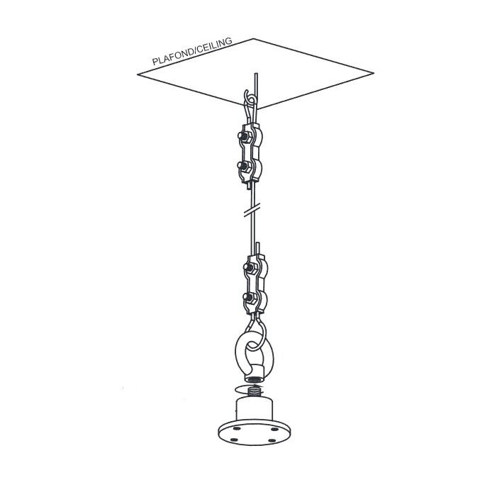 Elipson Planet W35 takfäste, styck