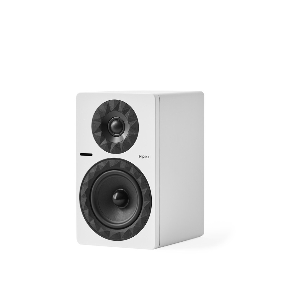 Elipson Prestige Facet II 6B Active streaminghögtalare med HDMI, mattvitt par