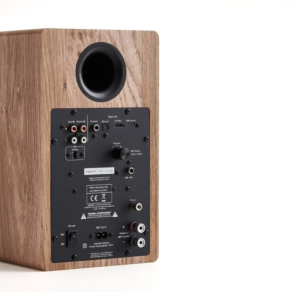 Elipson Prestige Facet II 6B Active, valnöt par