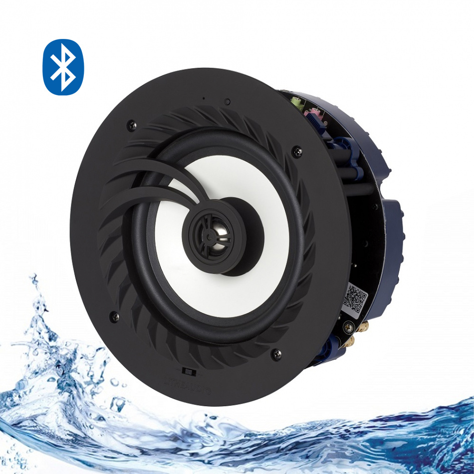 Lithe Audio Bluetooth Master IP44 fukttålig inbyggnadshögtalare för tak, styck