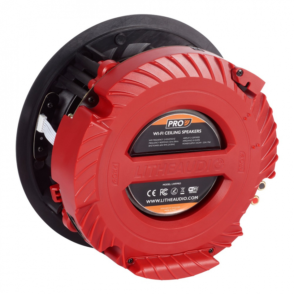 Lithe Audio PRO Wifi Master IP44 fukttålig inbyggnadshögtalare för tak, styck