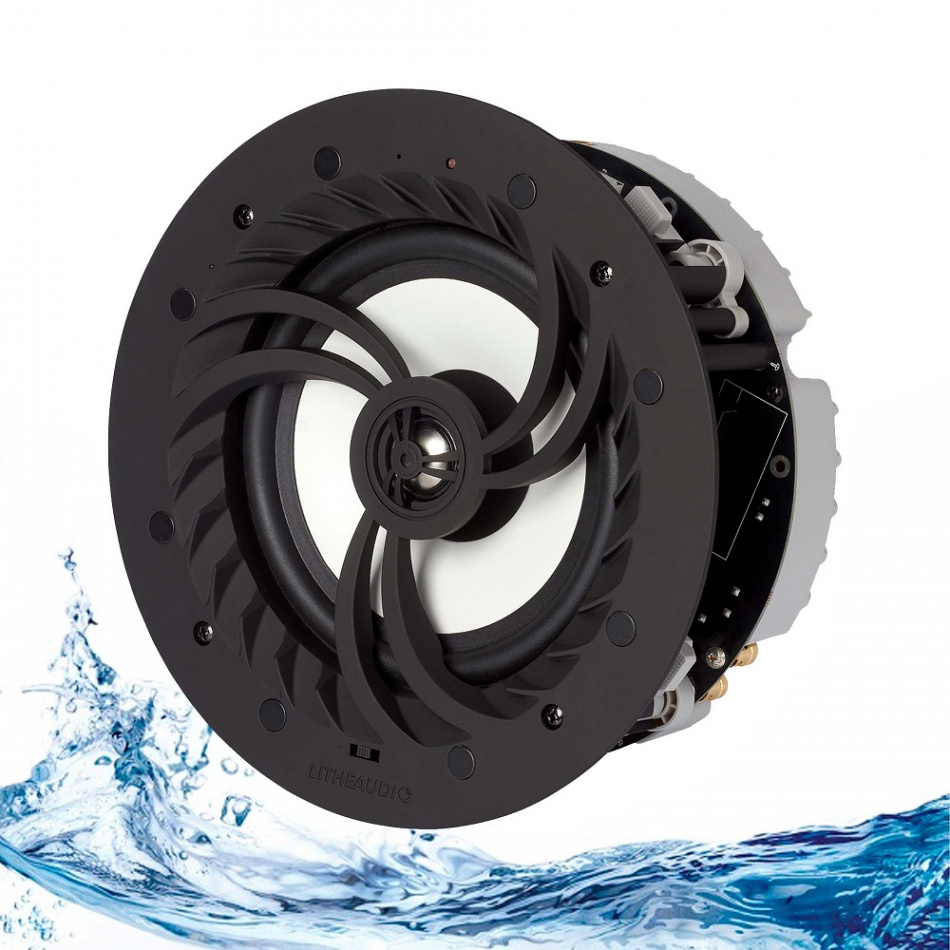 Lithe Audio Wifi Master IP44 fukttålig inbyggnadshögtalare för tak, styck