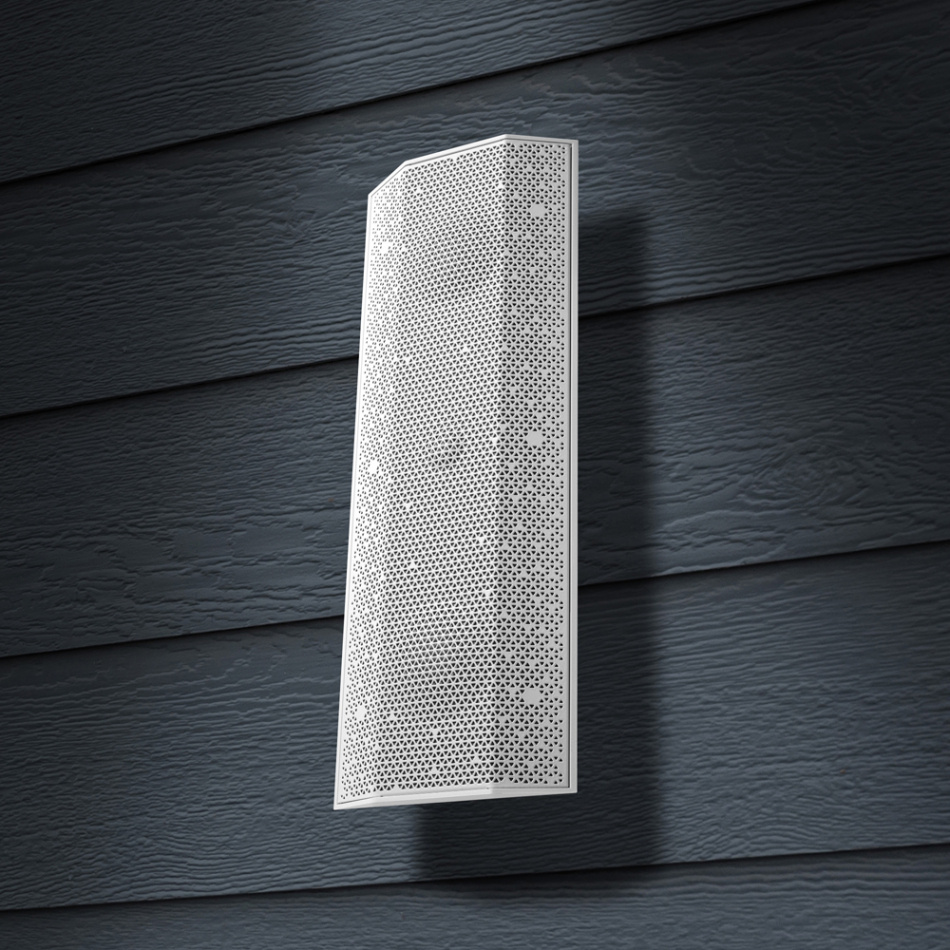 Lithe Audio iO1 Passive vädertålig vägghögtalare, styck vit