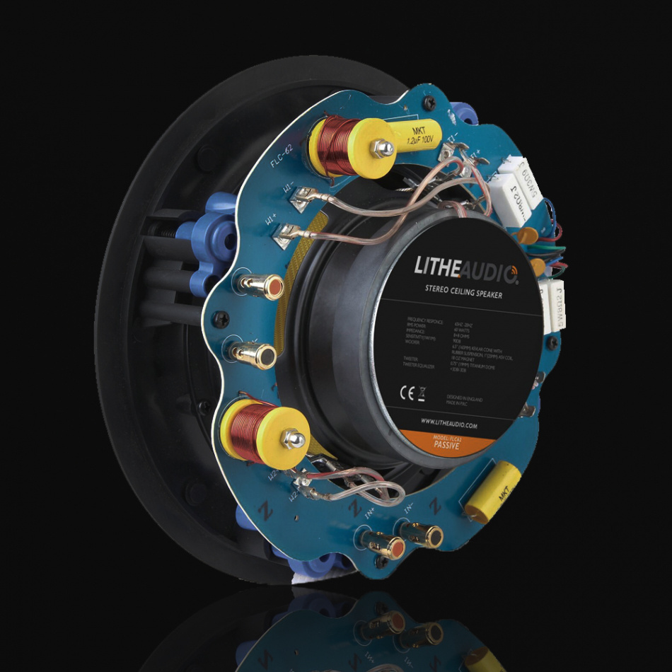 Lithe Audio Passive IC Single-Stereo, inbyggnadshögtalare för tak