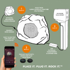 Lithe Audio Bluetooth Outdoor Garden Rock Speaker, styck