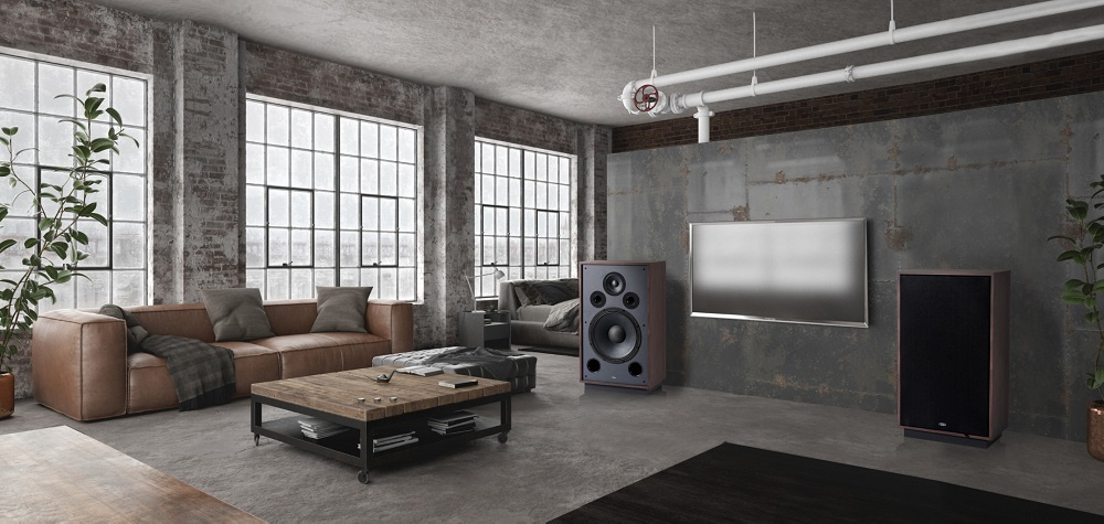 Eltax Vintage PWR 1959 golvhögtalare, valnöt par