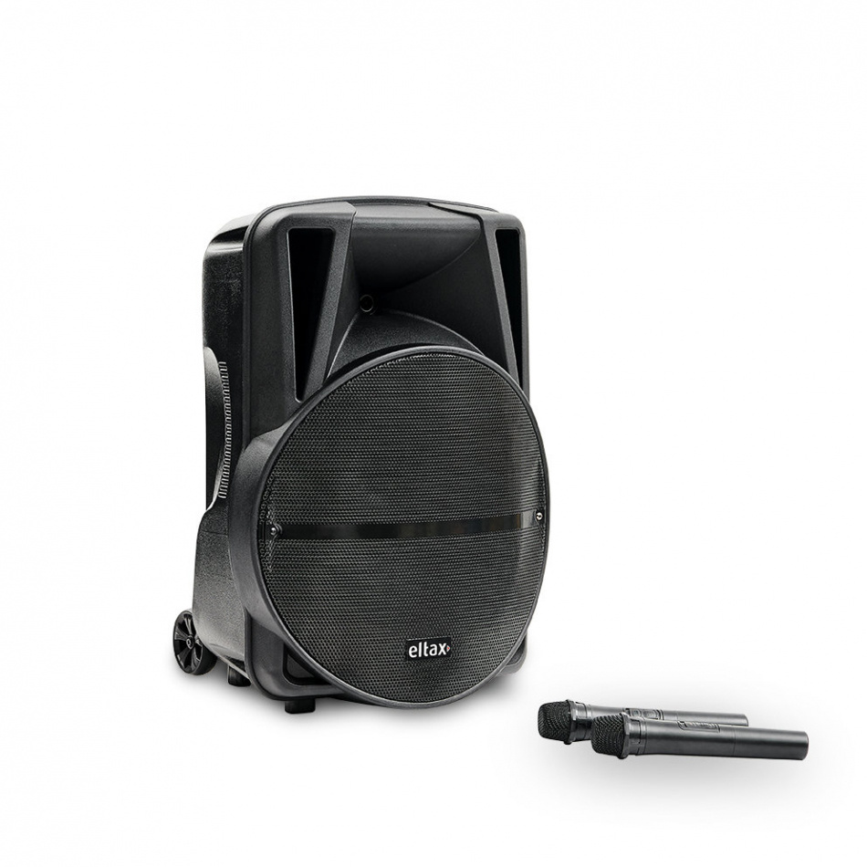 Eltax Voyager BT15 MKII partyhögtalare med Bluetooth & karaoke