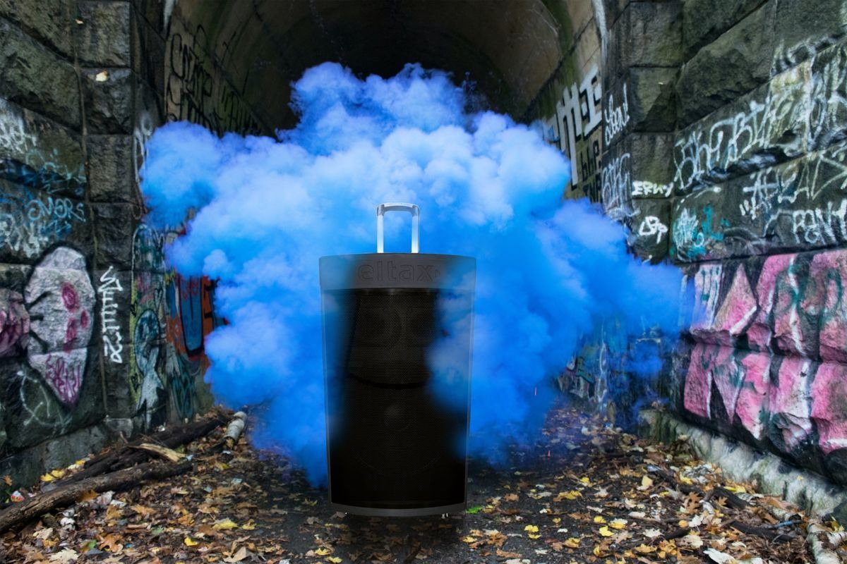 Eltax Voyager BT15 PRO MKII partyhögtalare med Bluetooth & karaoke