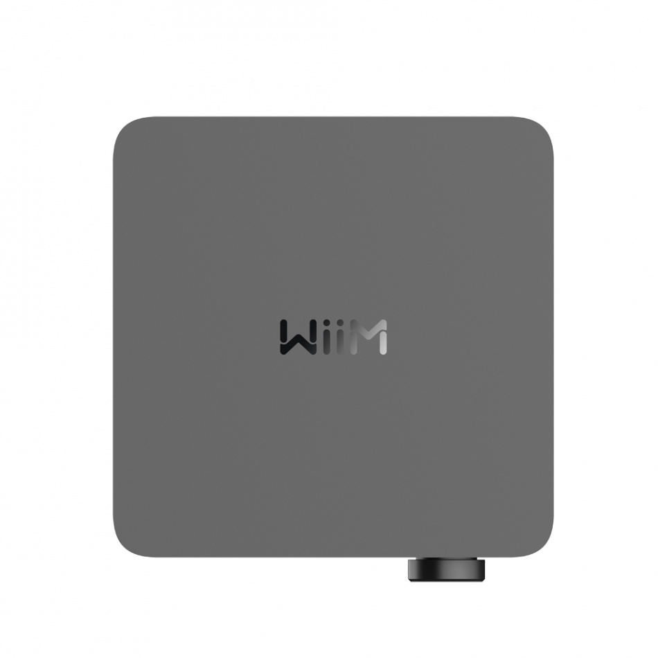 Wiim Amp Ultra streamingförstärkare med Chromecast & HDMI ARC, mörkgrå
