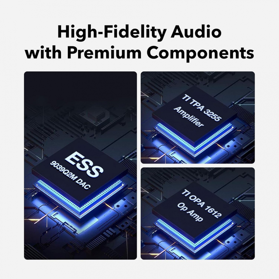 WiiM Vibelink Amp stereoförstärkare med DAC, silver